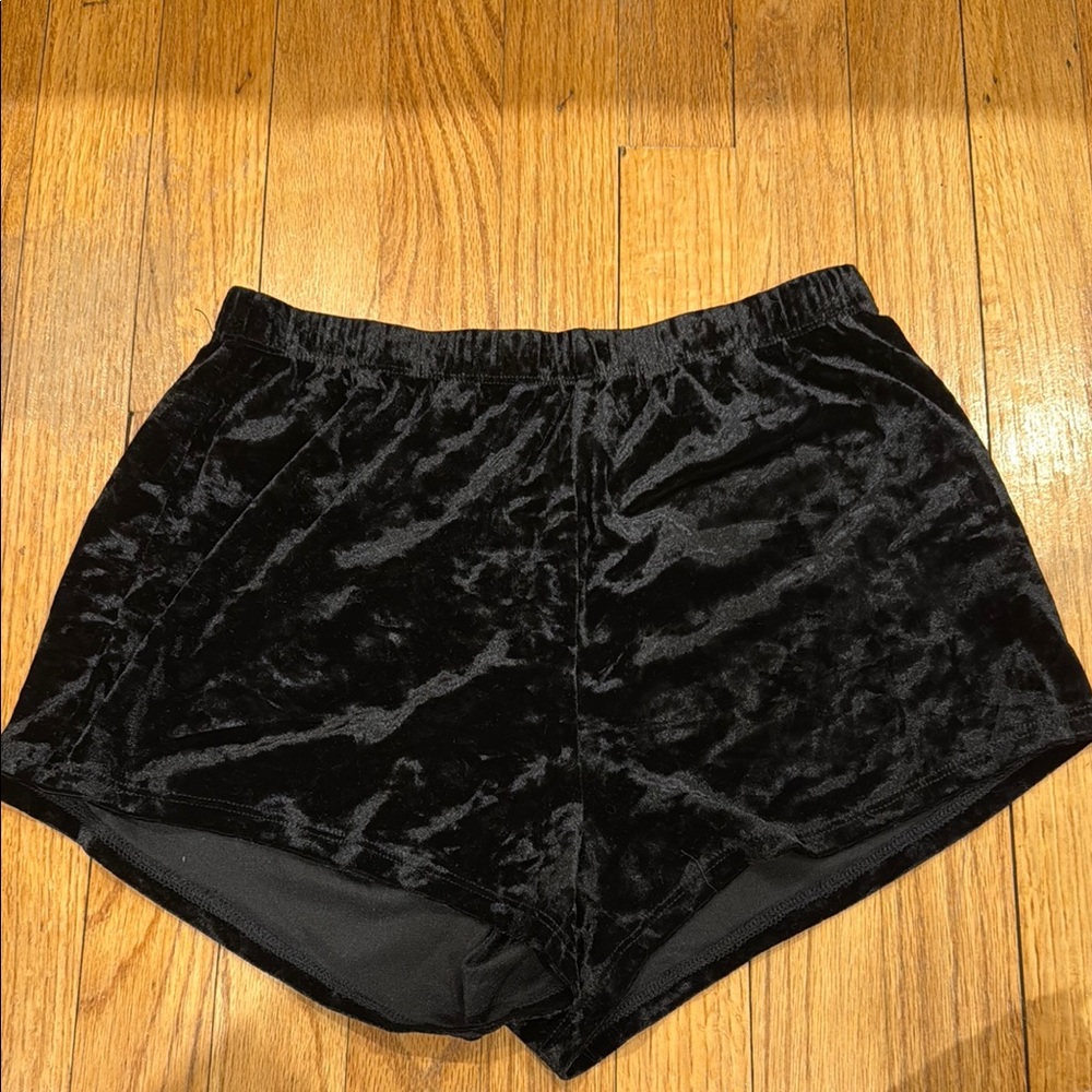 Velvet Black Women's Shorts
